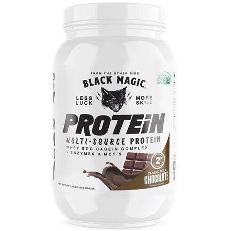 Rice protein powder black magic